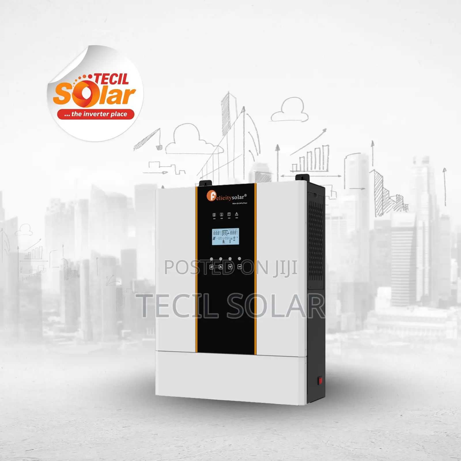 5kva/48v Felicity High Voltage Hybrid Inverter - IVEM5048