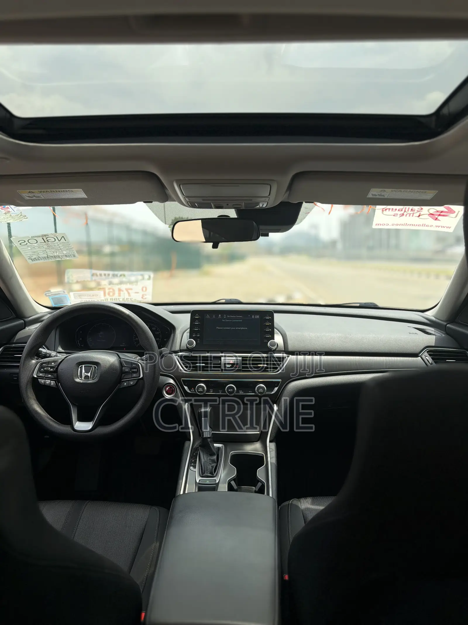 Honda Accord EX (1.5L 4cyl Turbo CVT) 2019 Black