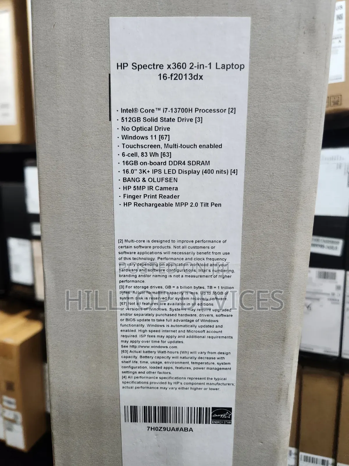 New Laptop HP Spectre X360 15 16GB Intel Core i7 SSD 512GB