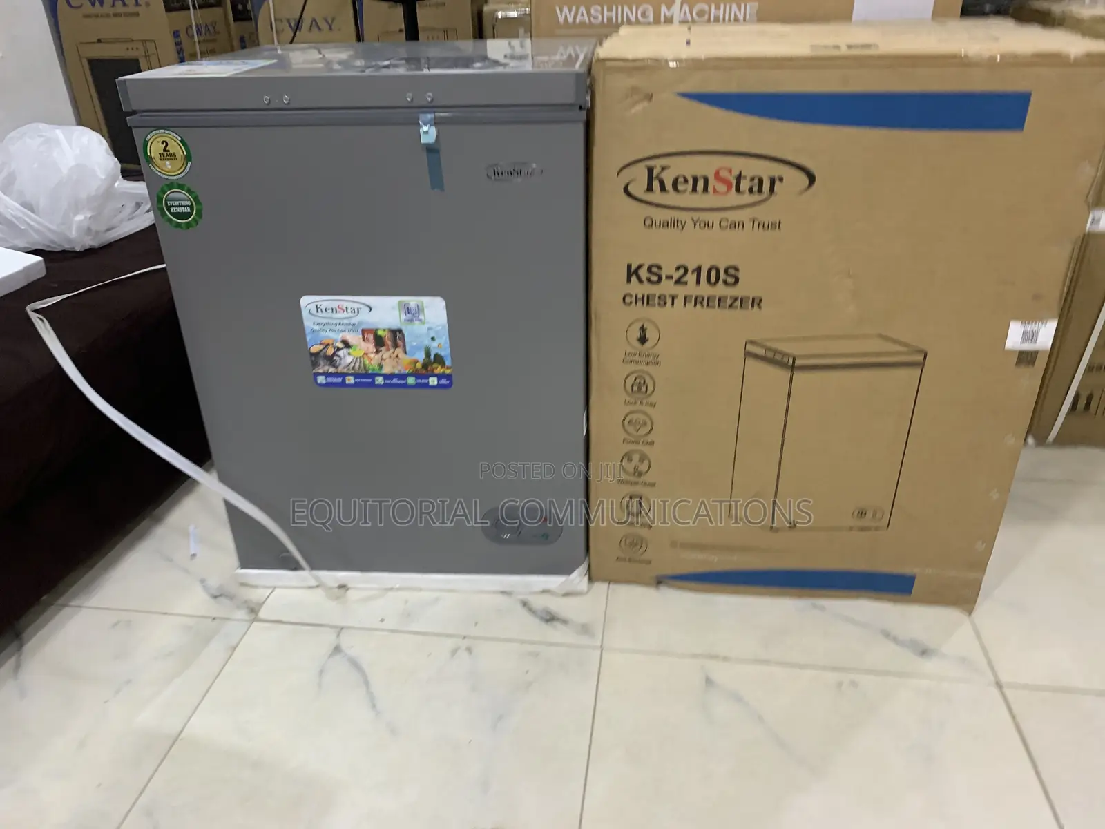 Kenstar KS-210S 142L Chest Freezer – Fast Cooling Energy Efficient