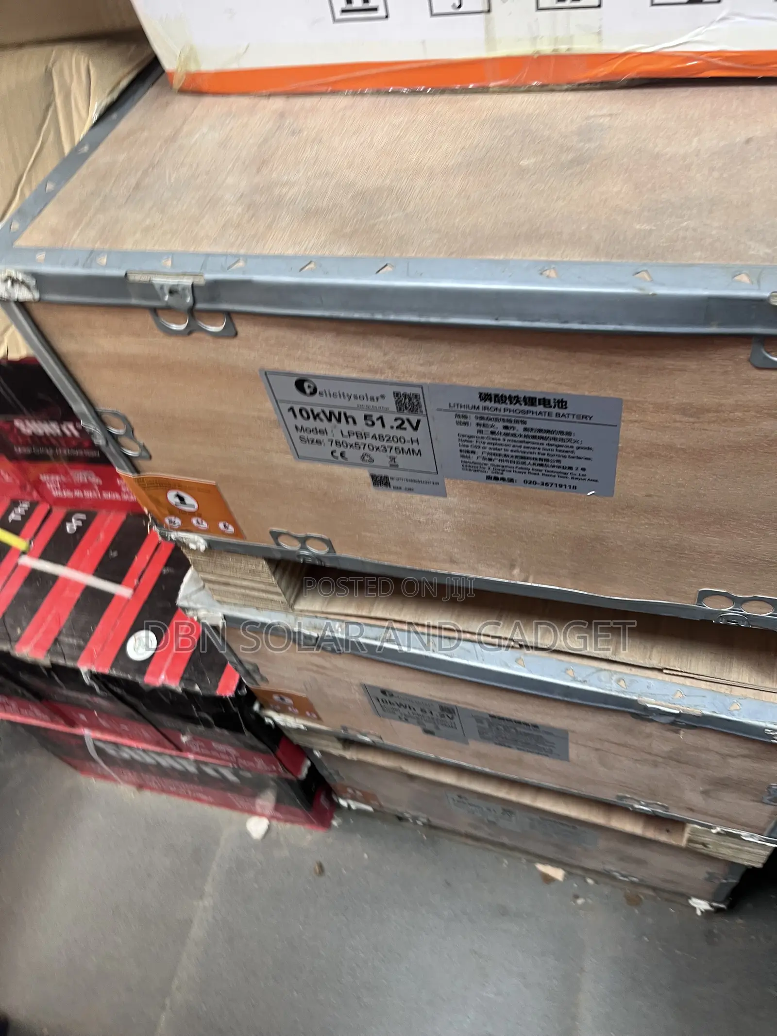 10kwh 51.2v Lithium Ion Battery Felicity Solar
