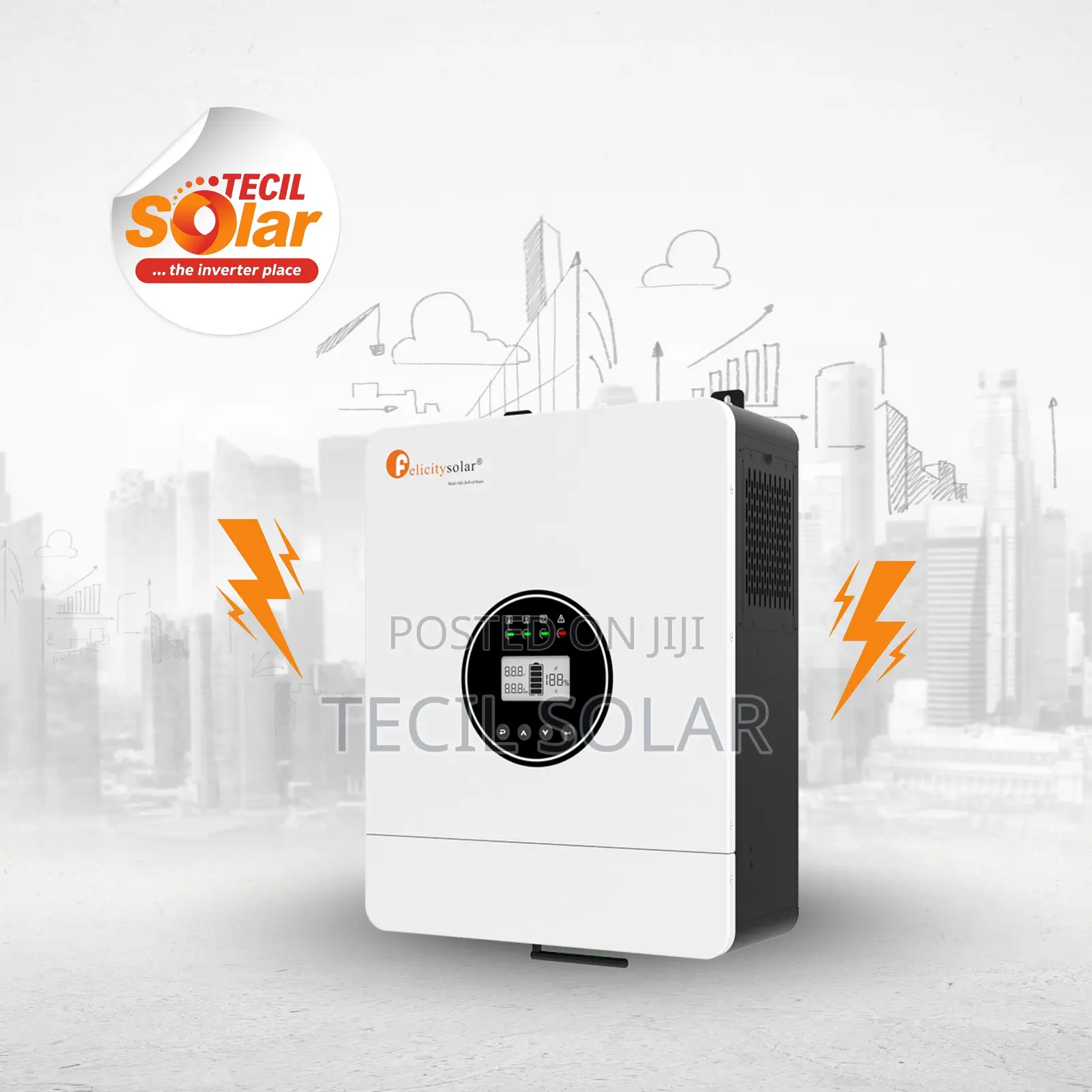 6kva/48v Felicity Inverter -IVEM6048-II