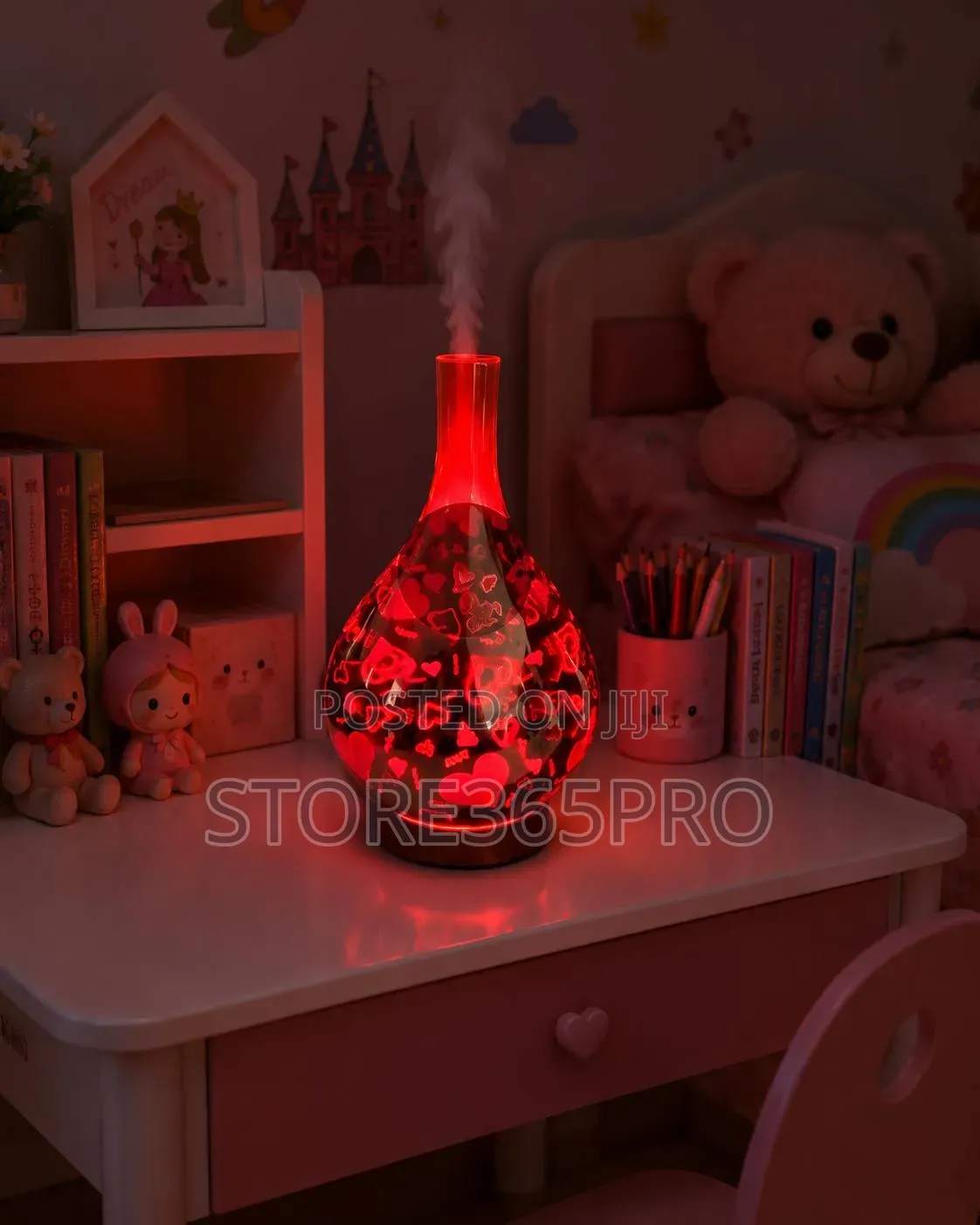3D Glass Fireworks Ultrasonic Aroma Diffuser