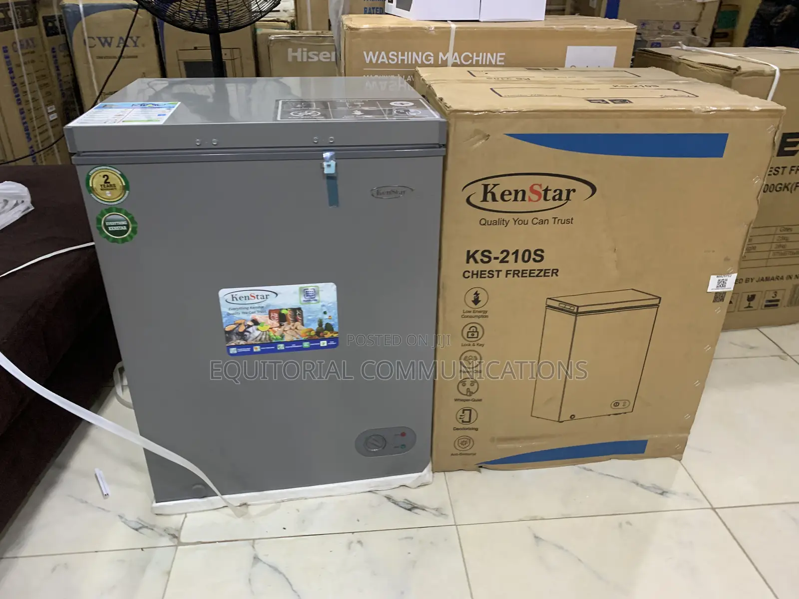 Kenstar KS-210S 160L Deep Freezer – Powerful Cooling Performance