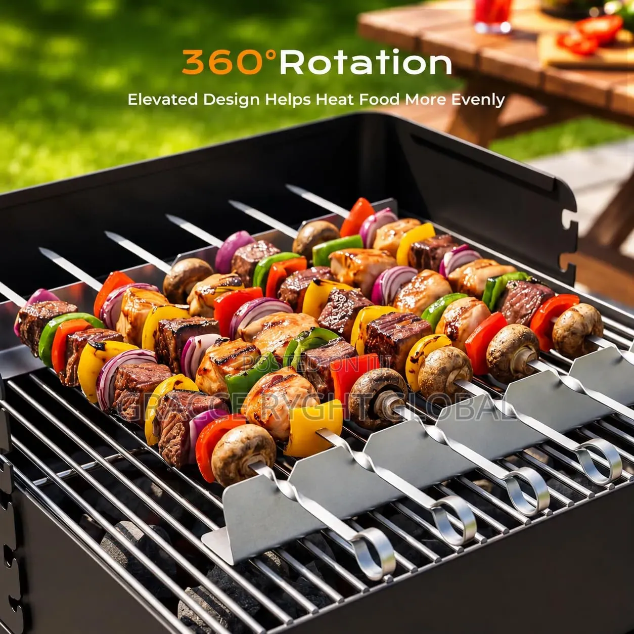 Barbecue Stainless Skewers Rods