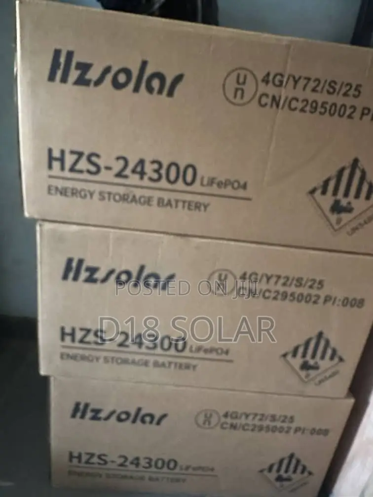 H/Z Solar Lithium Batteries 2kwh 24v