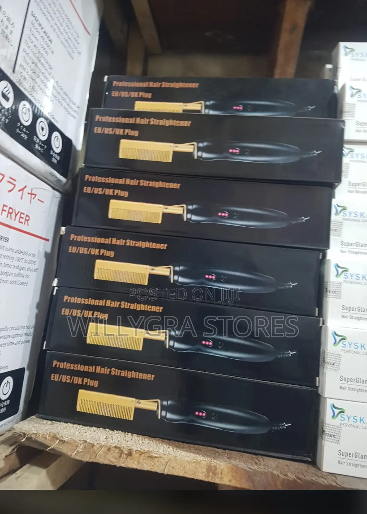 Electric Hair Straightening Comb
