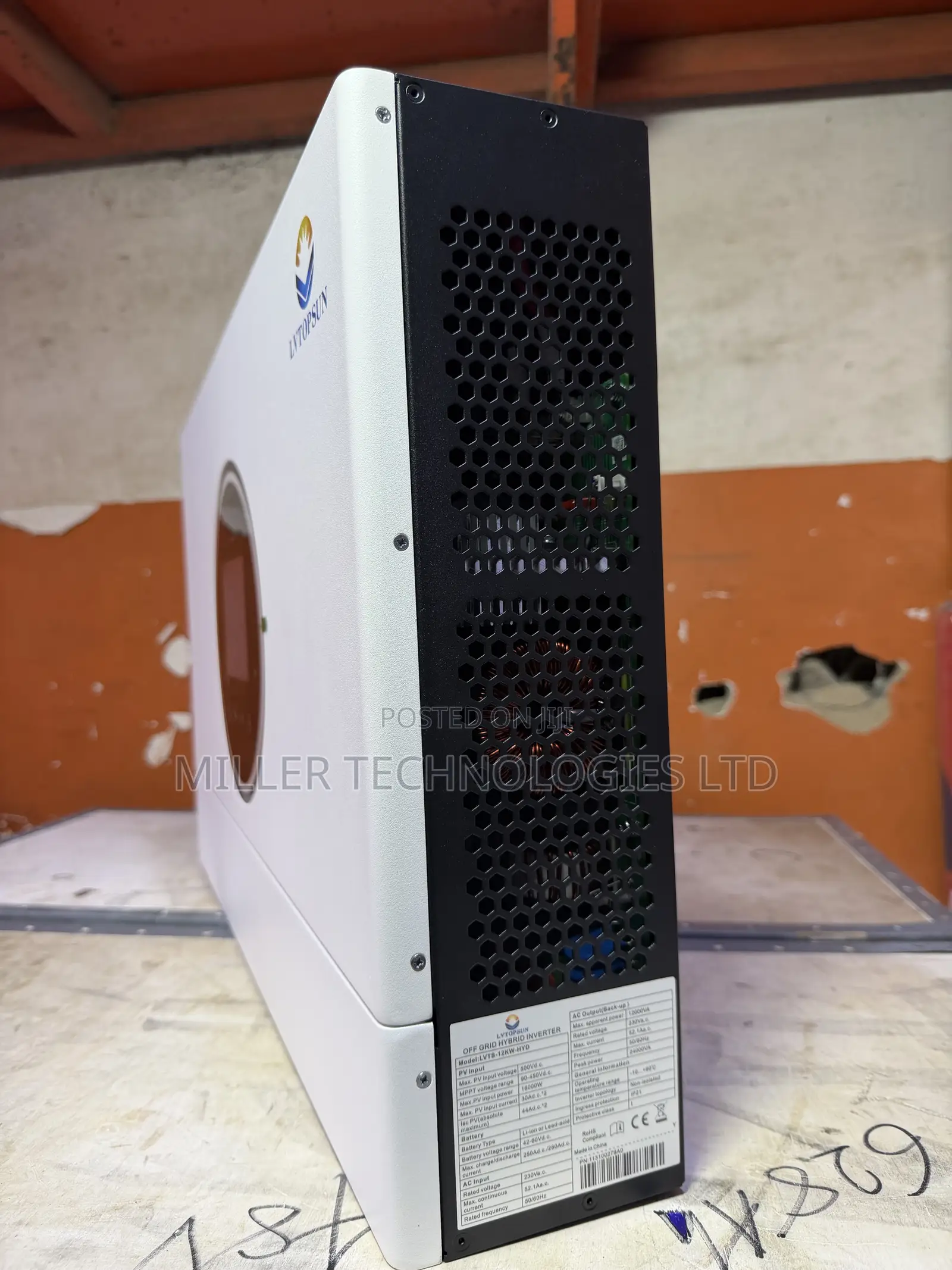 LVTOPSUN 12kVA Smart Hybrid Inverter – 48V
