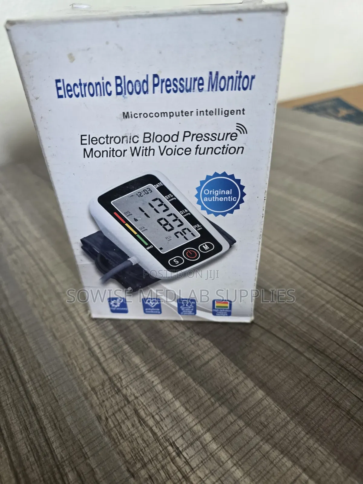 Electronic Blood Pressure Machine – Automatic Digital BP Monitor