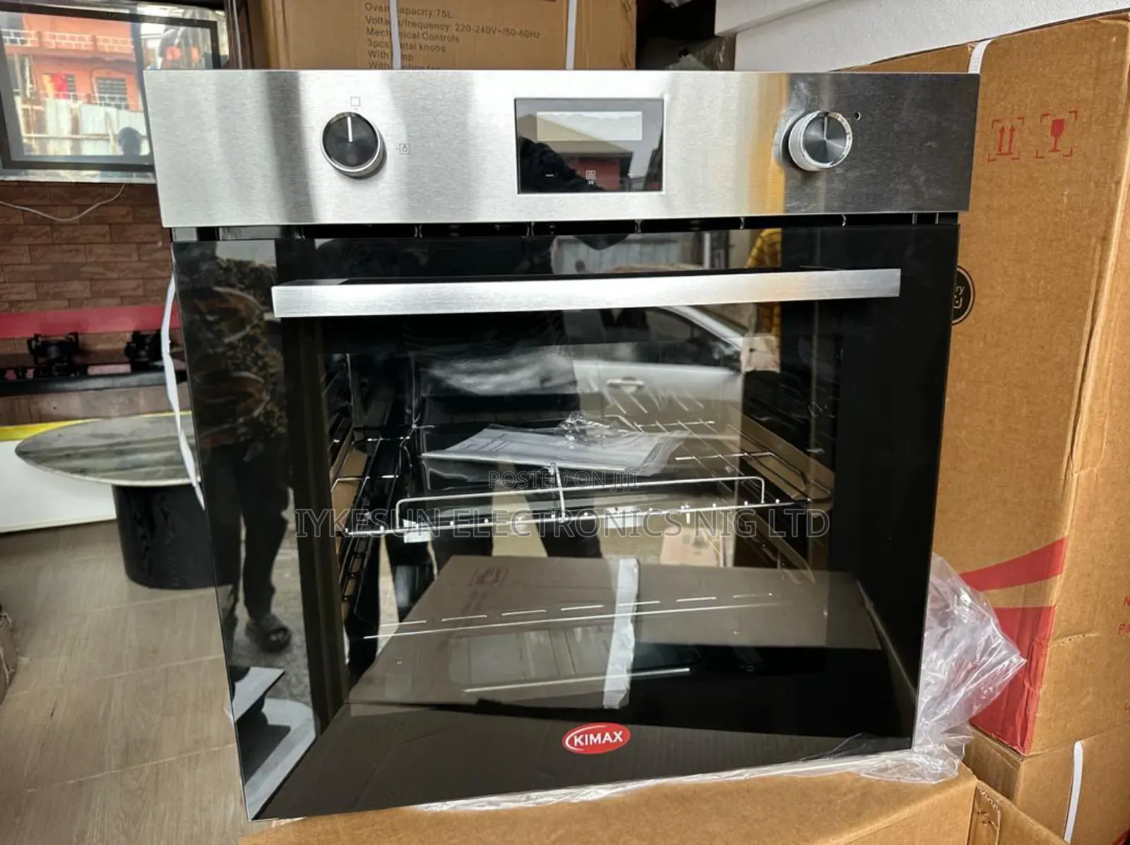 Original KIMAX Built-in Gas Electric Oven With LED Digital Display