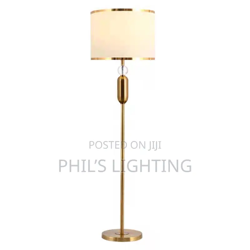 American Designer Textile Crafts LED Floor Lamp