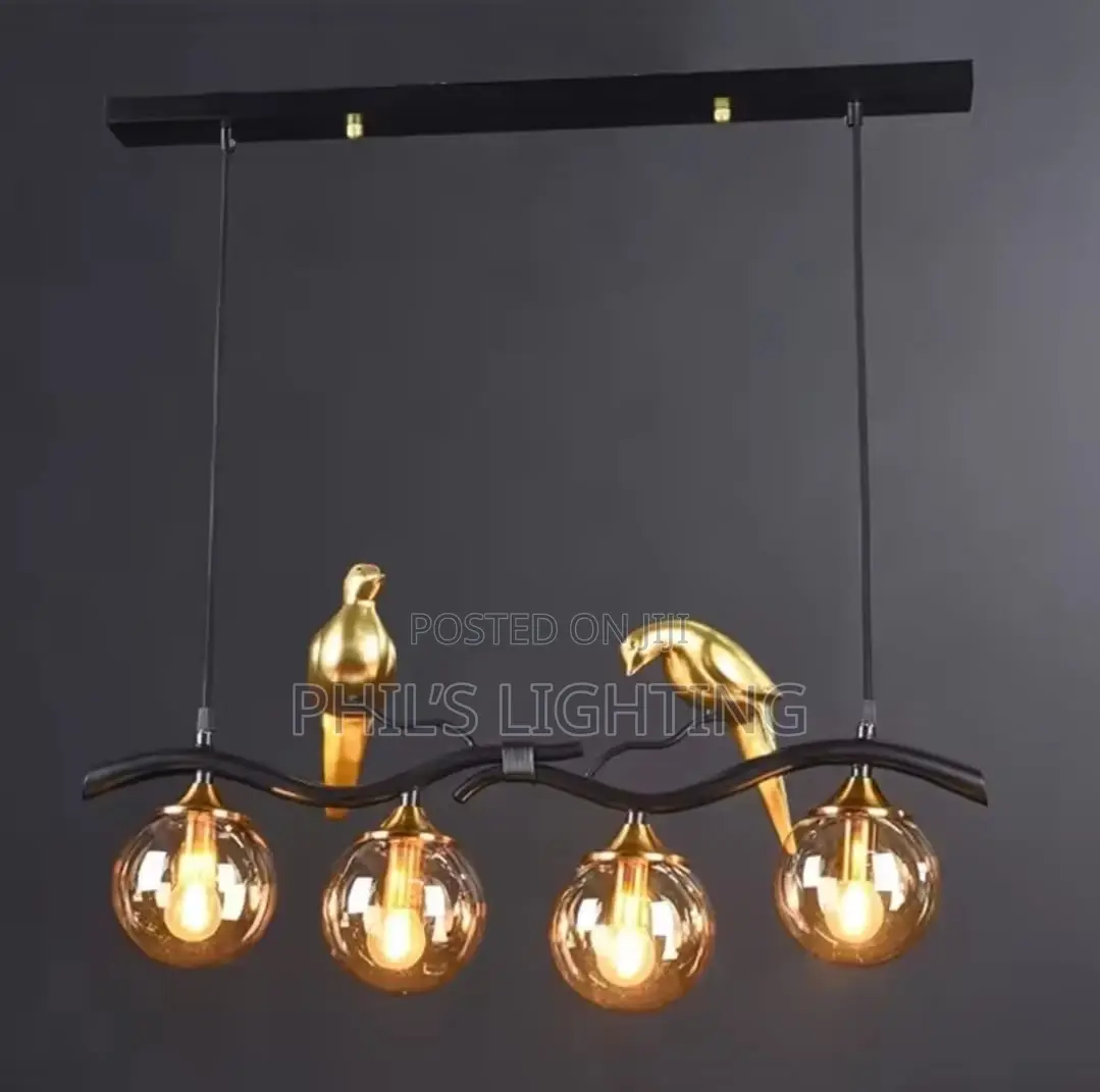 NordicStyle Bird LED Pendant Light Modern Glass Spherical Pendant