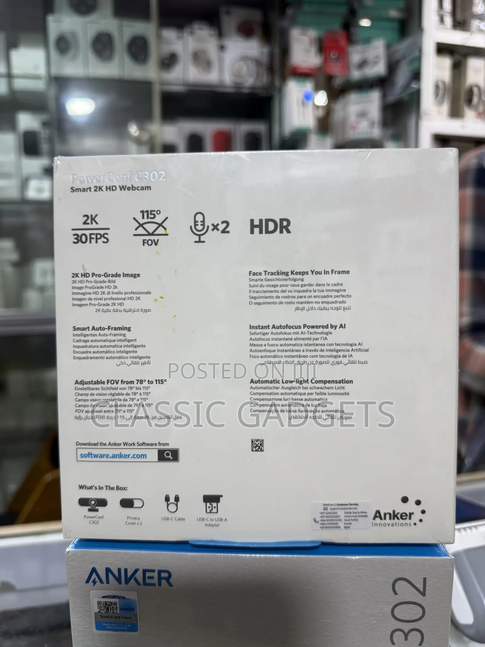 Anker Powerconf C302 Smart Hd Webcam