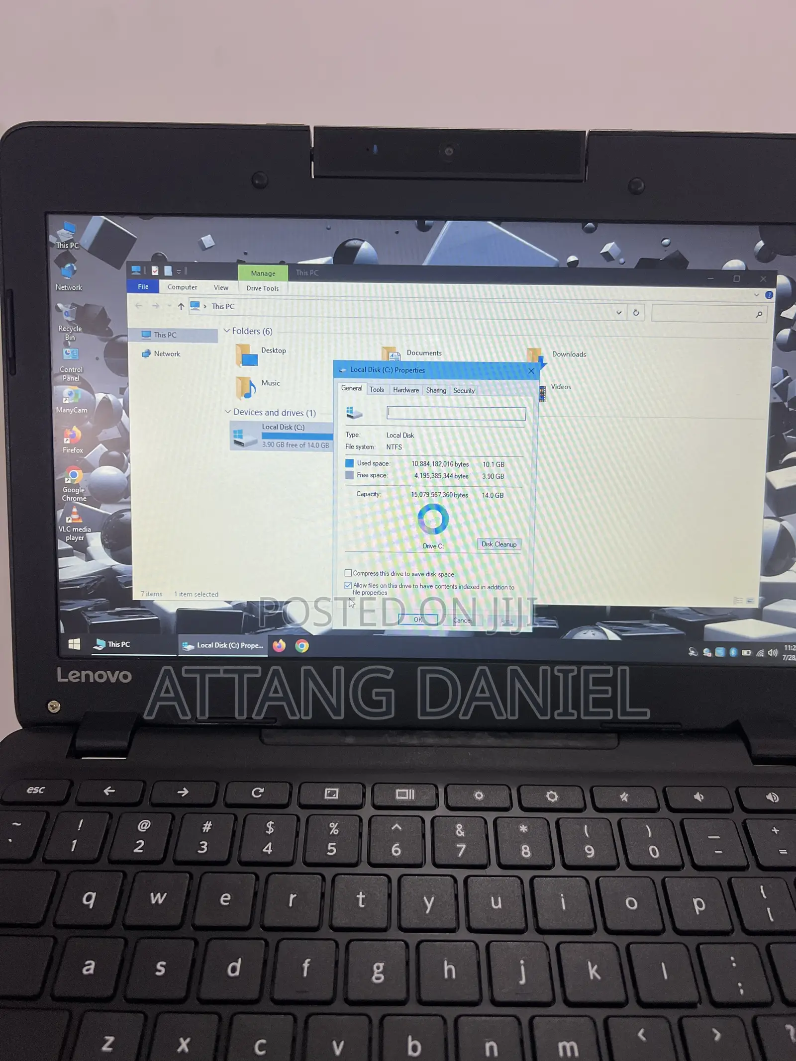 Laptop Lenovo N23 Chromebook 4GB Intel Celeron eMMC 16 GB