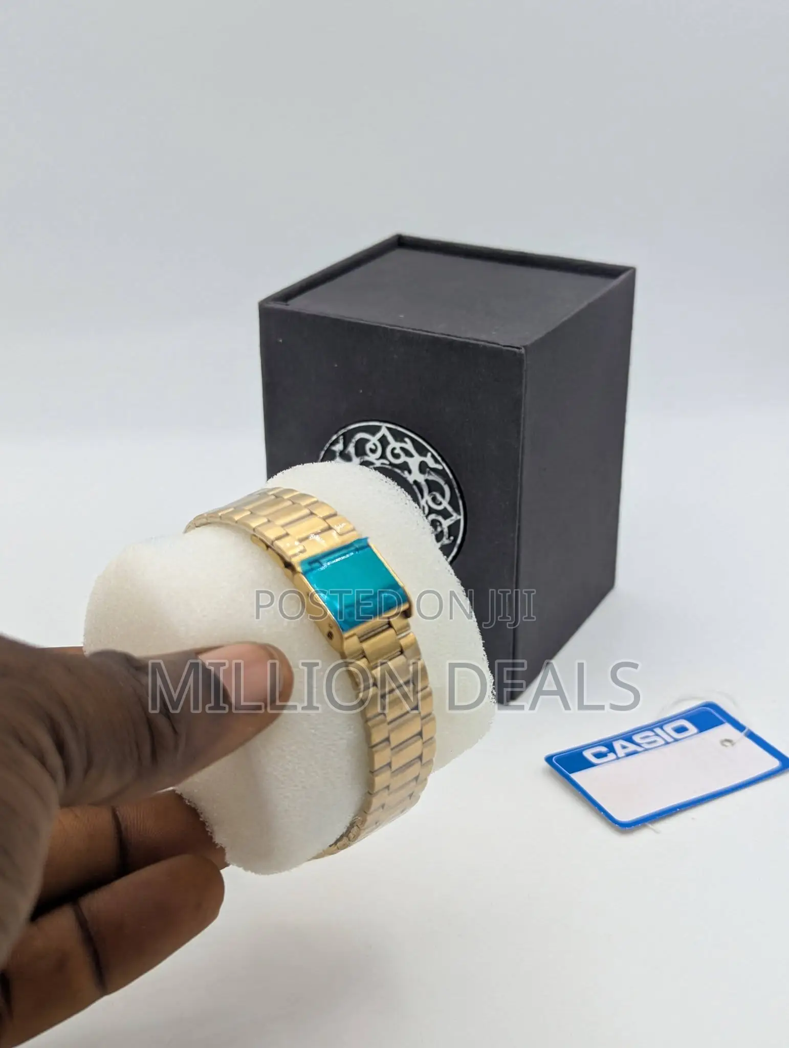 Stainless Gold Dual Timer Men’S Wrist Watch