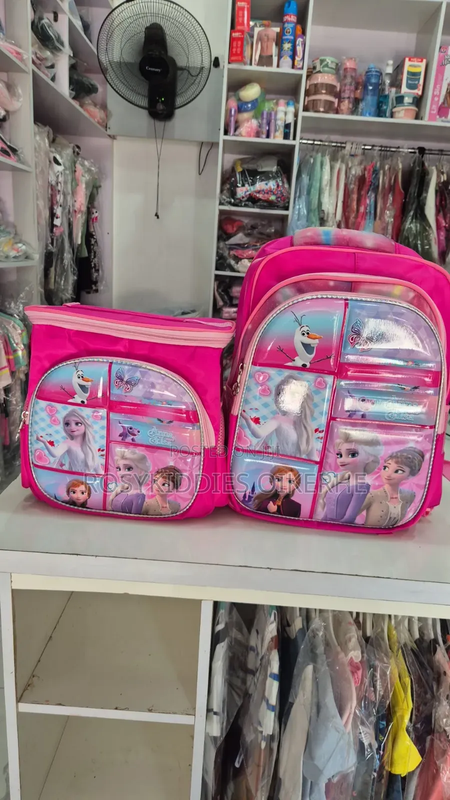 2in1 16inches School Bag and Lunch Box for Girls.