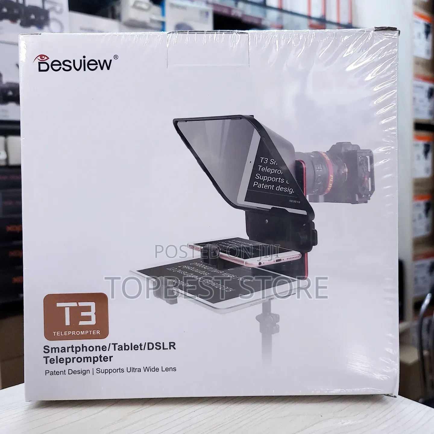 Desview Teleprompter T3 for Cameras Phones
