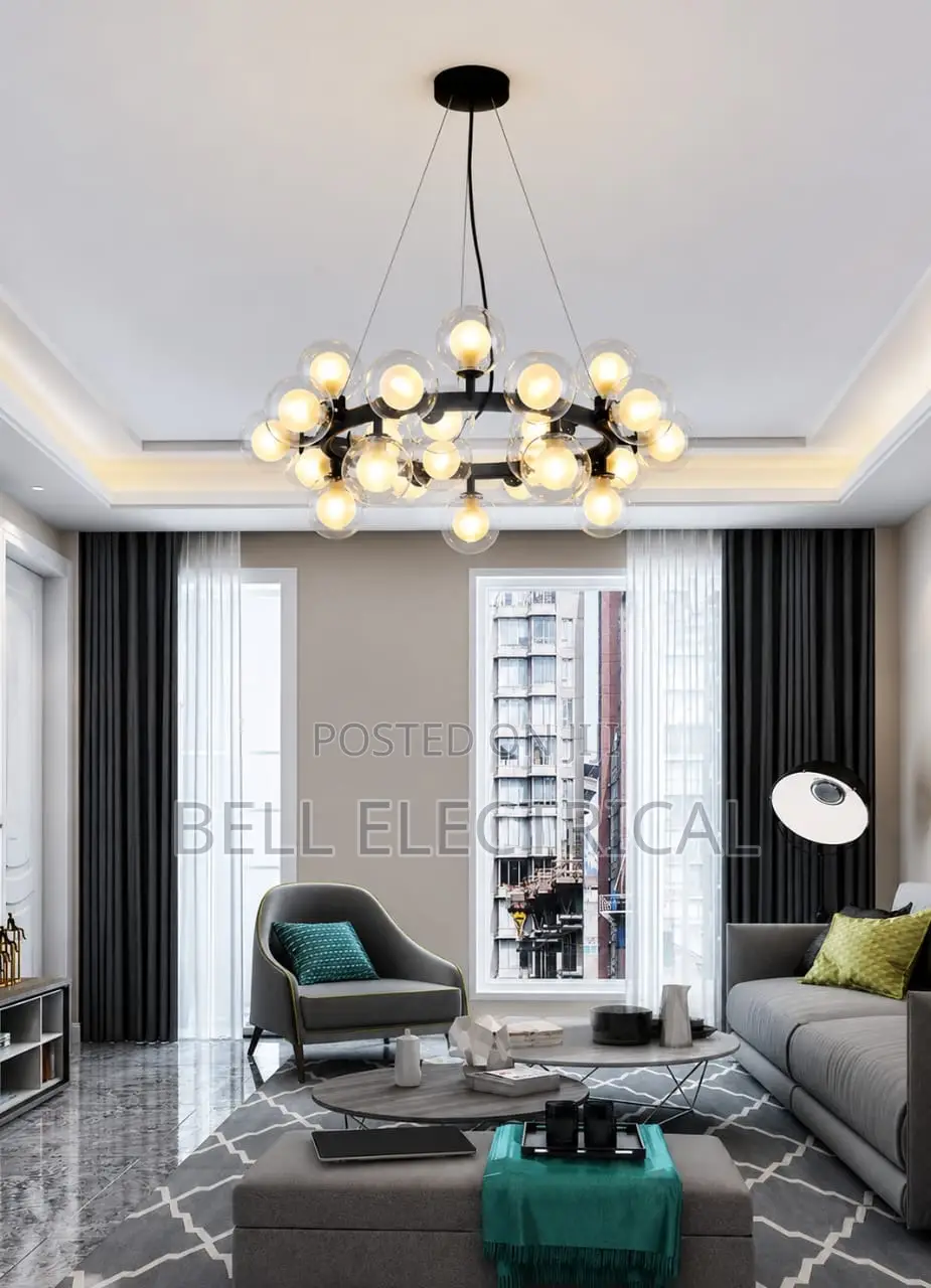 LED Bubble Chandelier Glass Ball