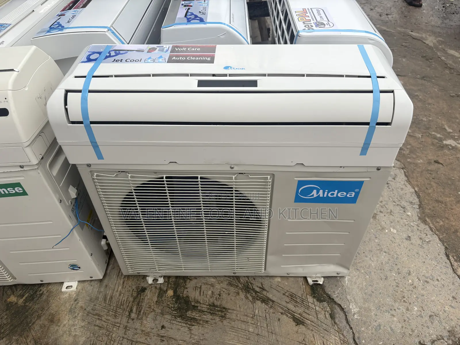 Direct Uk Used 1.5hp Midea Non Inverter Low Voltage Air Condition