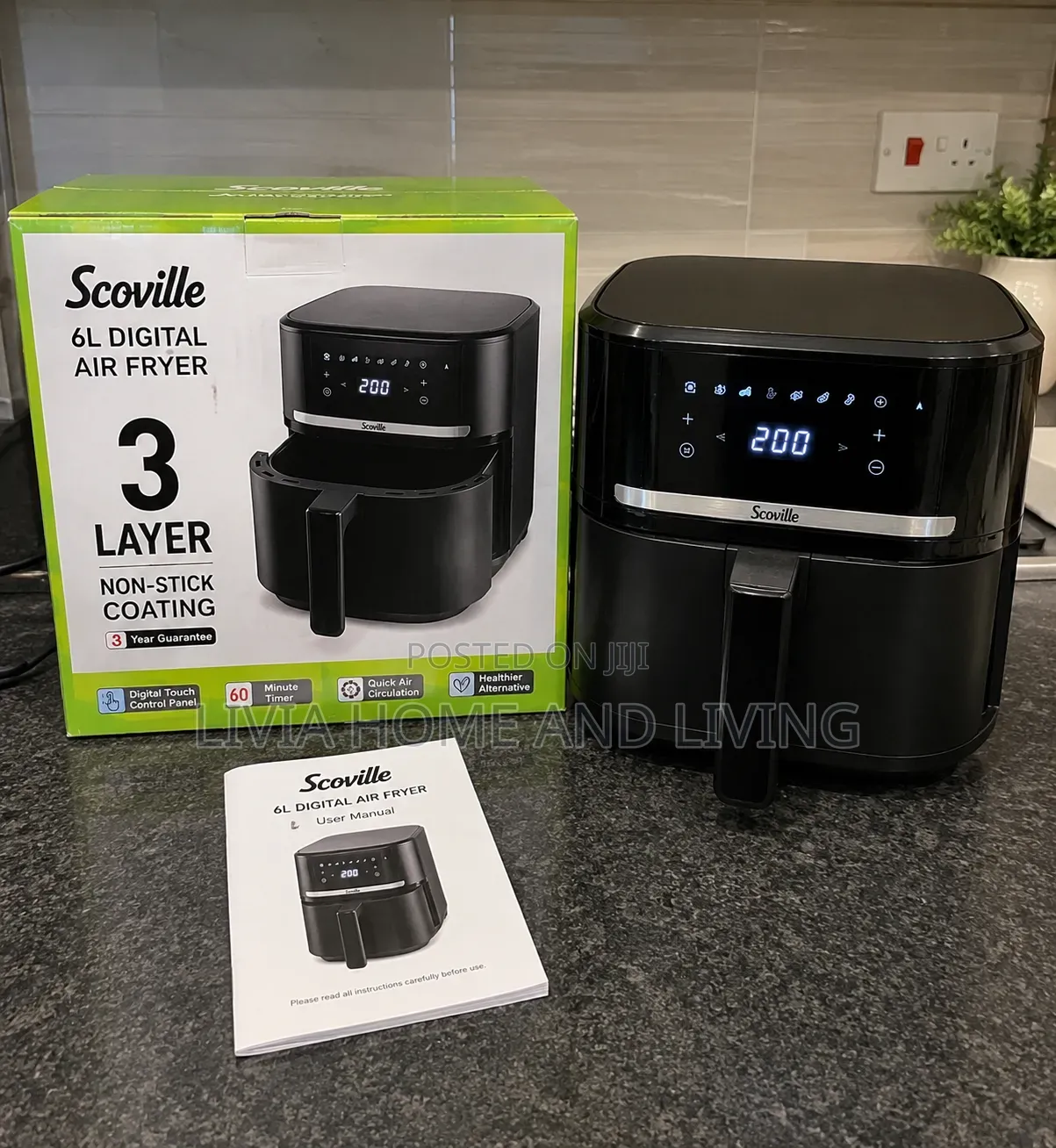 Scoville 6L Digital Air Fryer