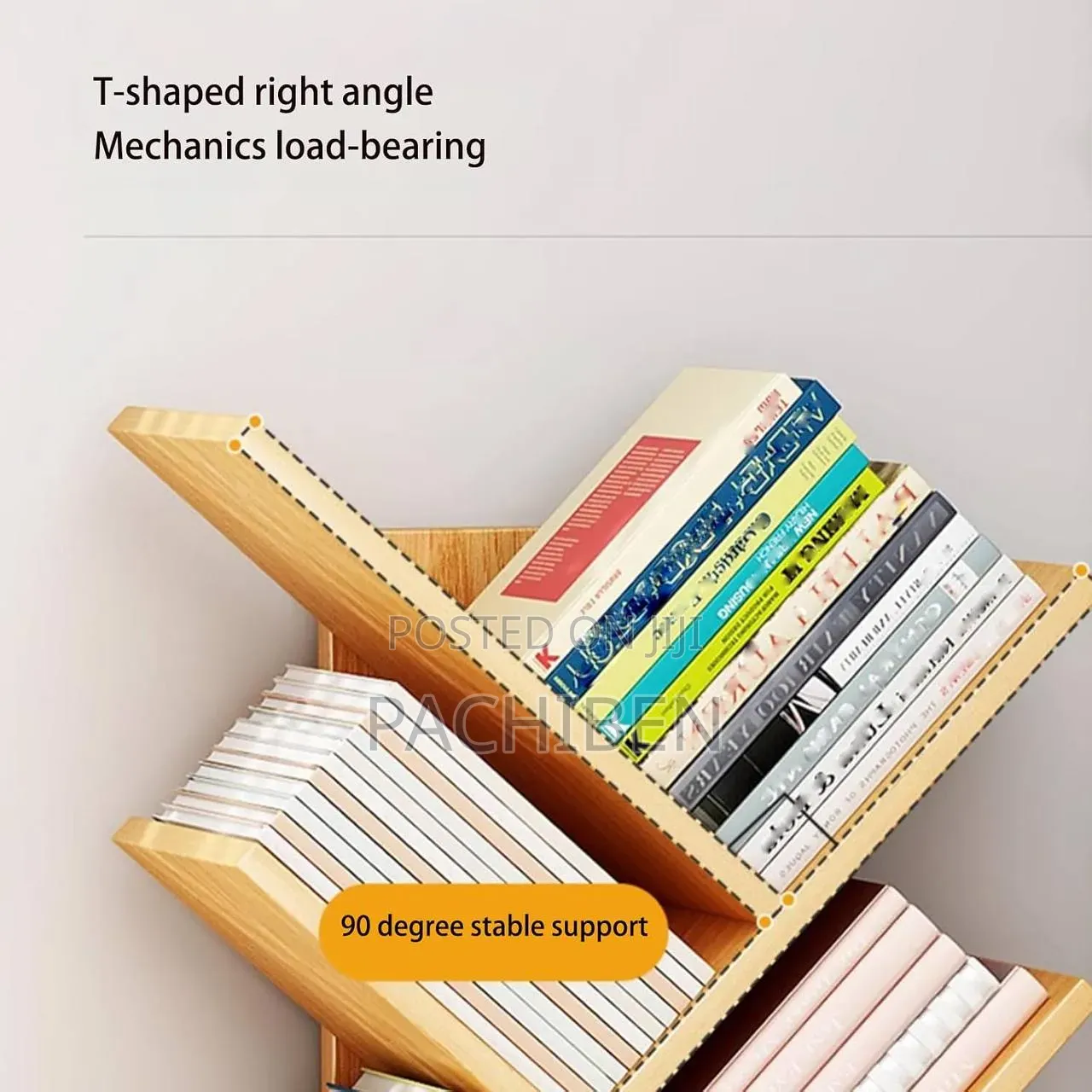 Tree Shaped Bookshelf,CD Storage Holder Stand Rack Case Box Bookcase