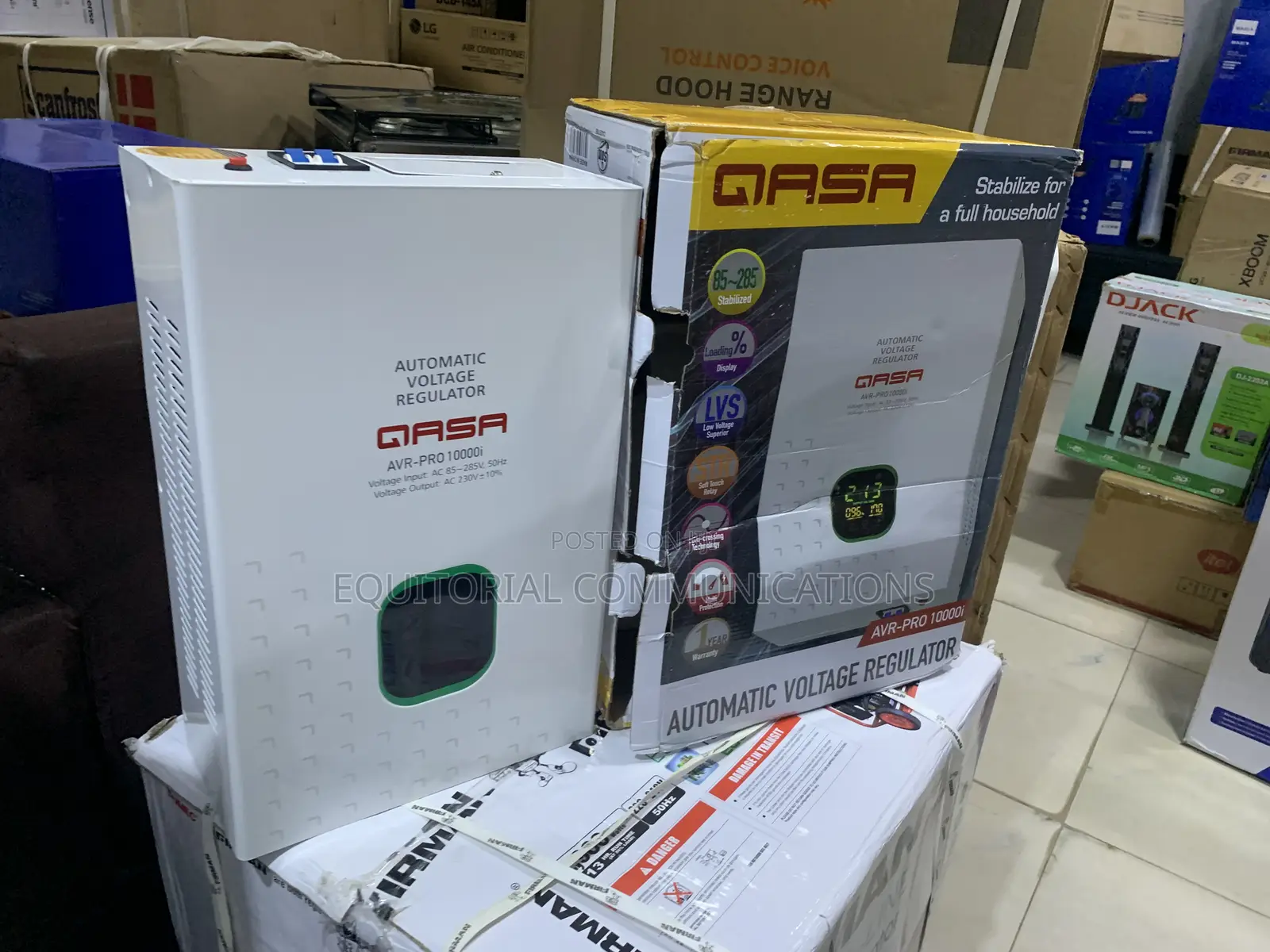 QASA 10000Watt AVR-PRO 10000i Digital Voltage Stabilizer