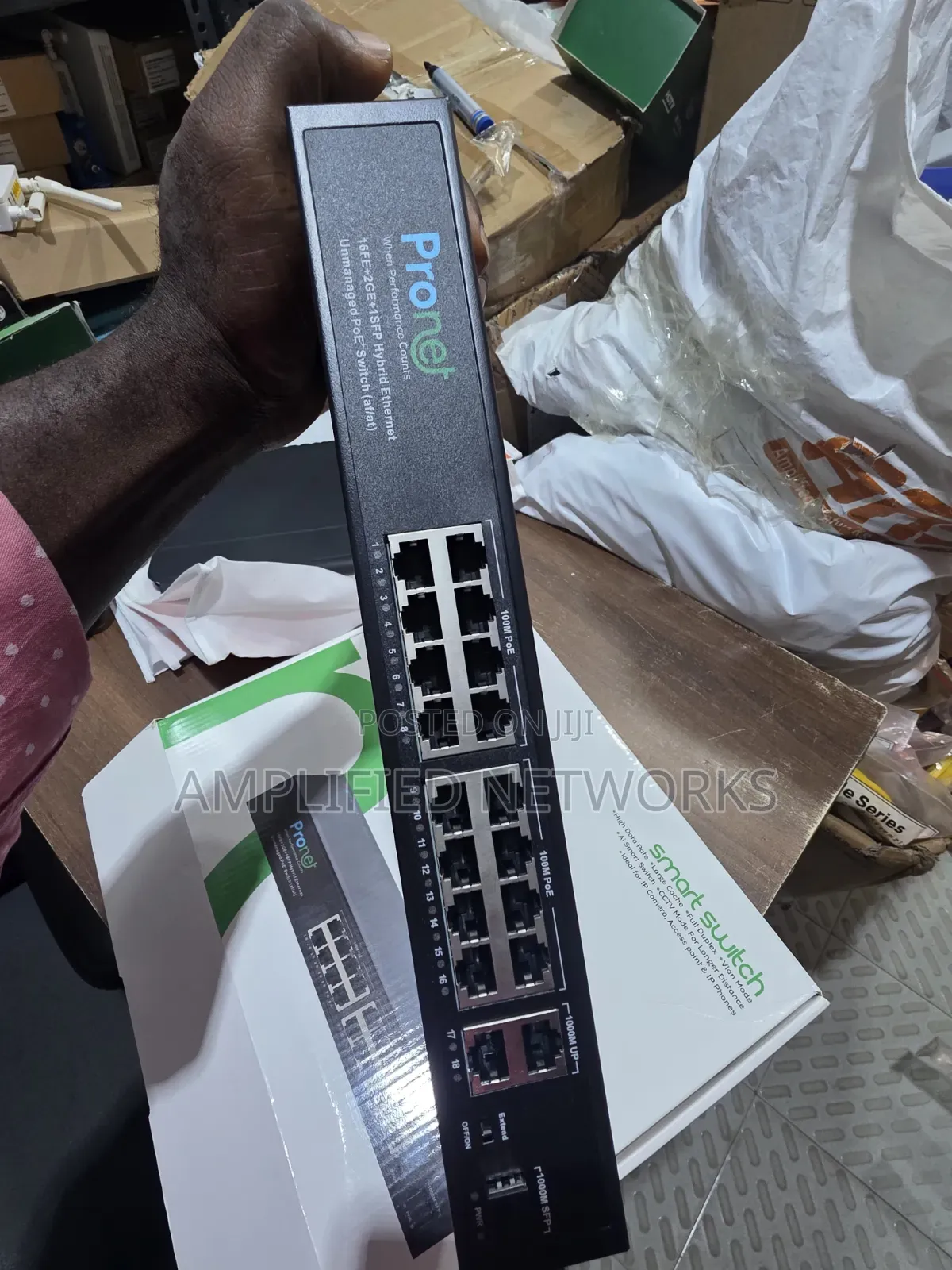 16port 10/100 Pronet Poe Switch