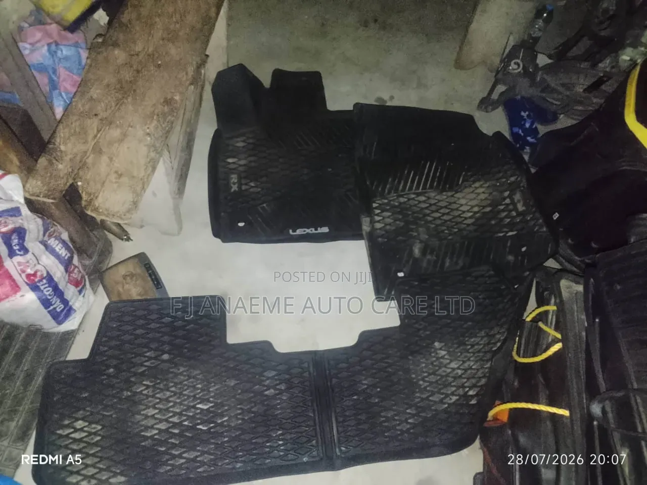 Rx350 2020 Footmat Rubber Carpet