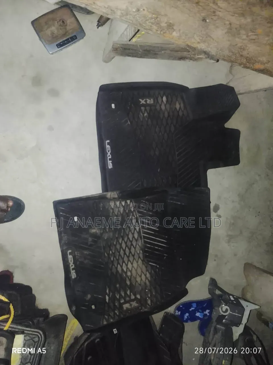 Rx350 2020 Footmat Rubber Carpet