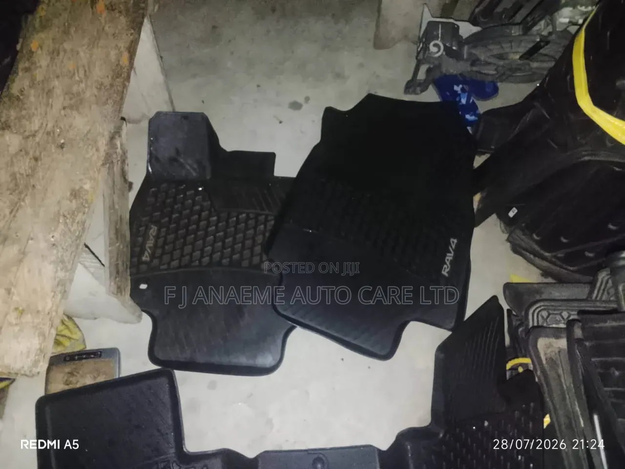 Rav4 2025 Footmat Rubber Carpet
