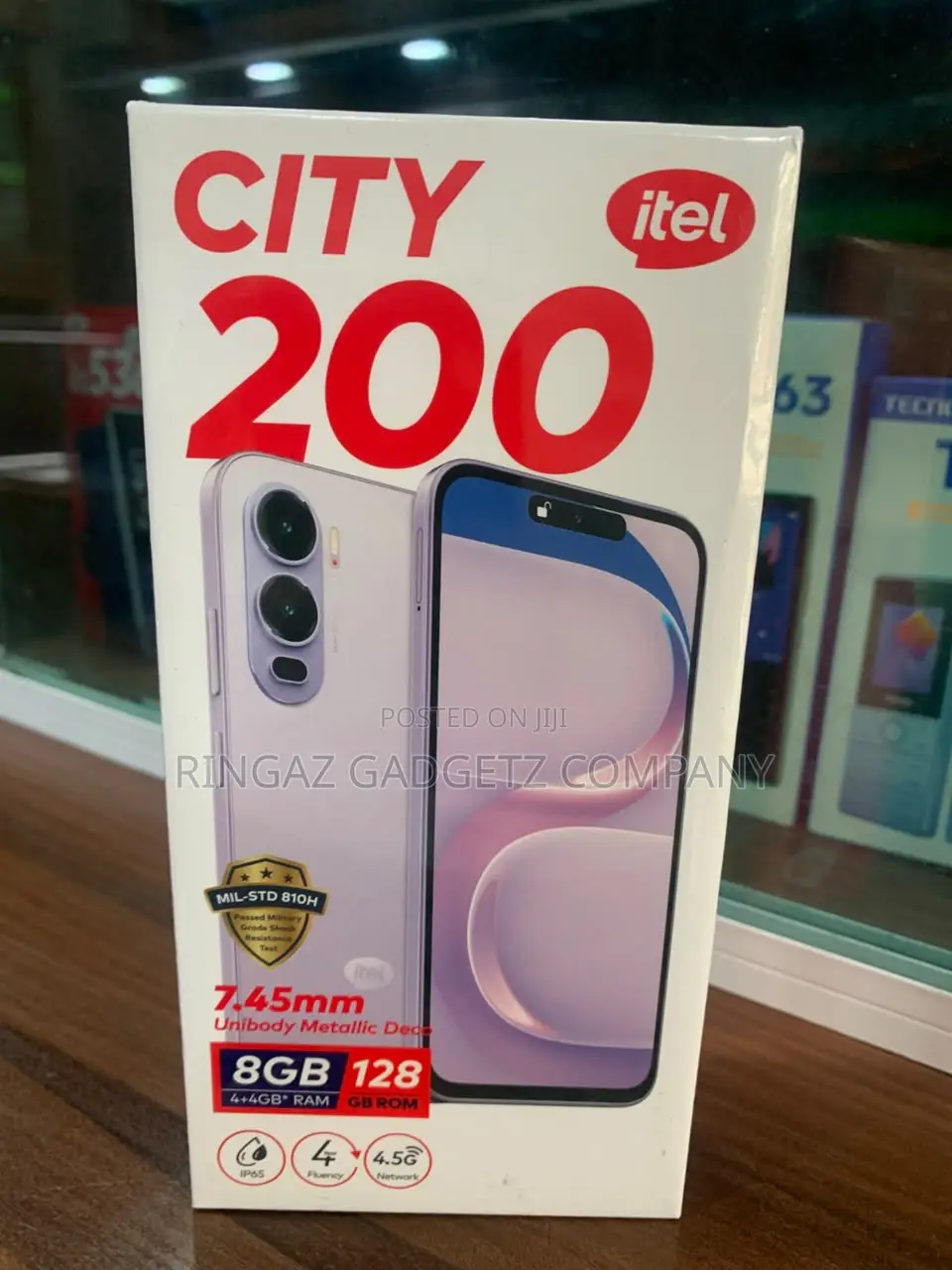 New Itel City 200 128 GB Gray