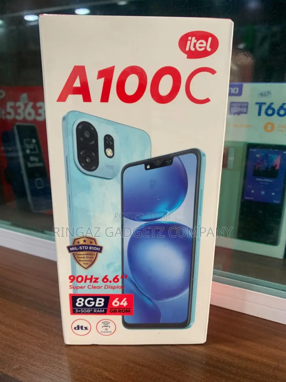 New Itel A100C 64 GB Blue