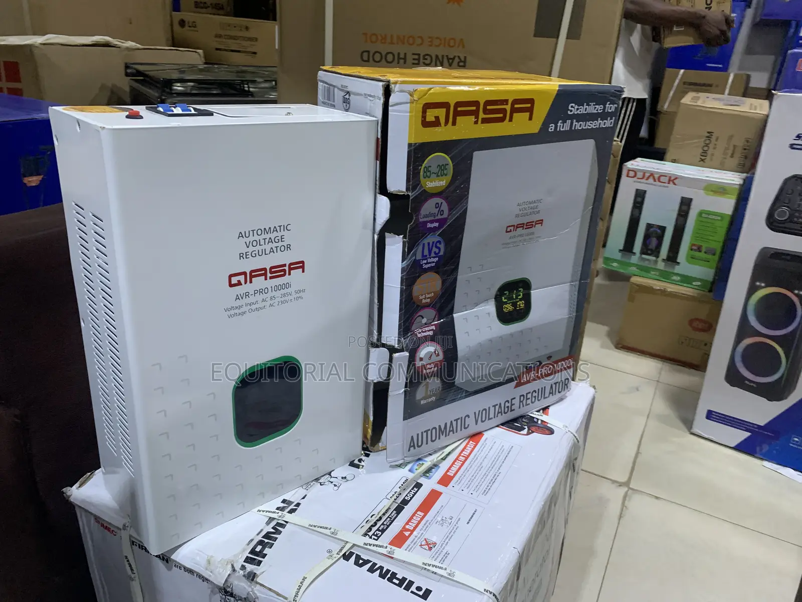 QASA AVR-PRO 10000i Wall Mount 10000Watt Power Stabilizer