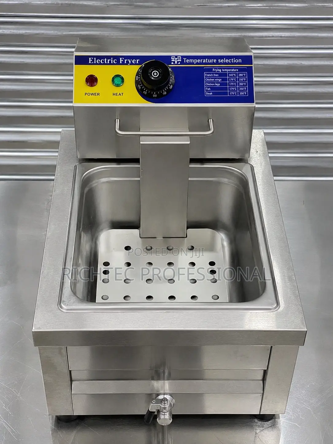 High Quality Commercial Single Tank Deep Fryer