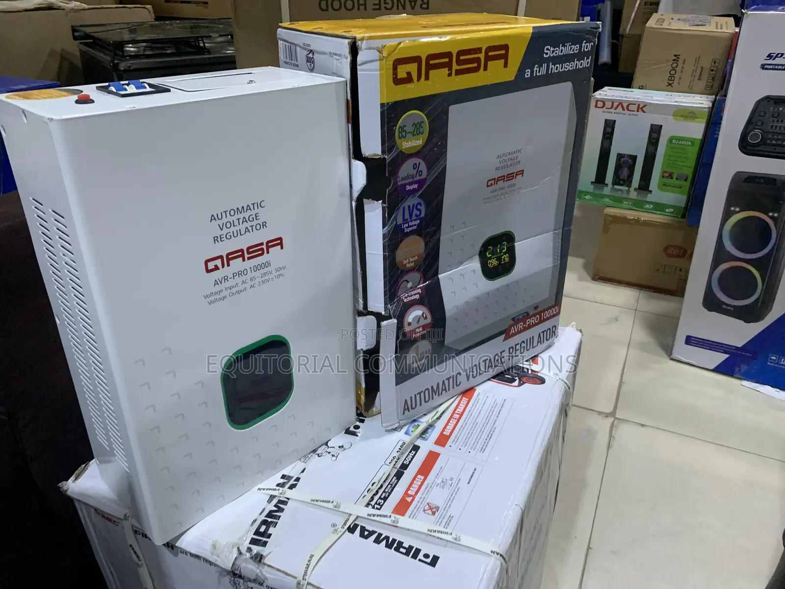 QASA AVR-PRO 10000i Home Voltage Wall Mount 10000Watts Stabilizer