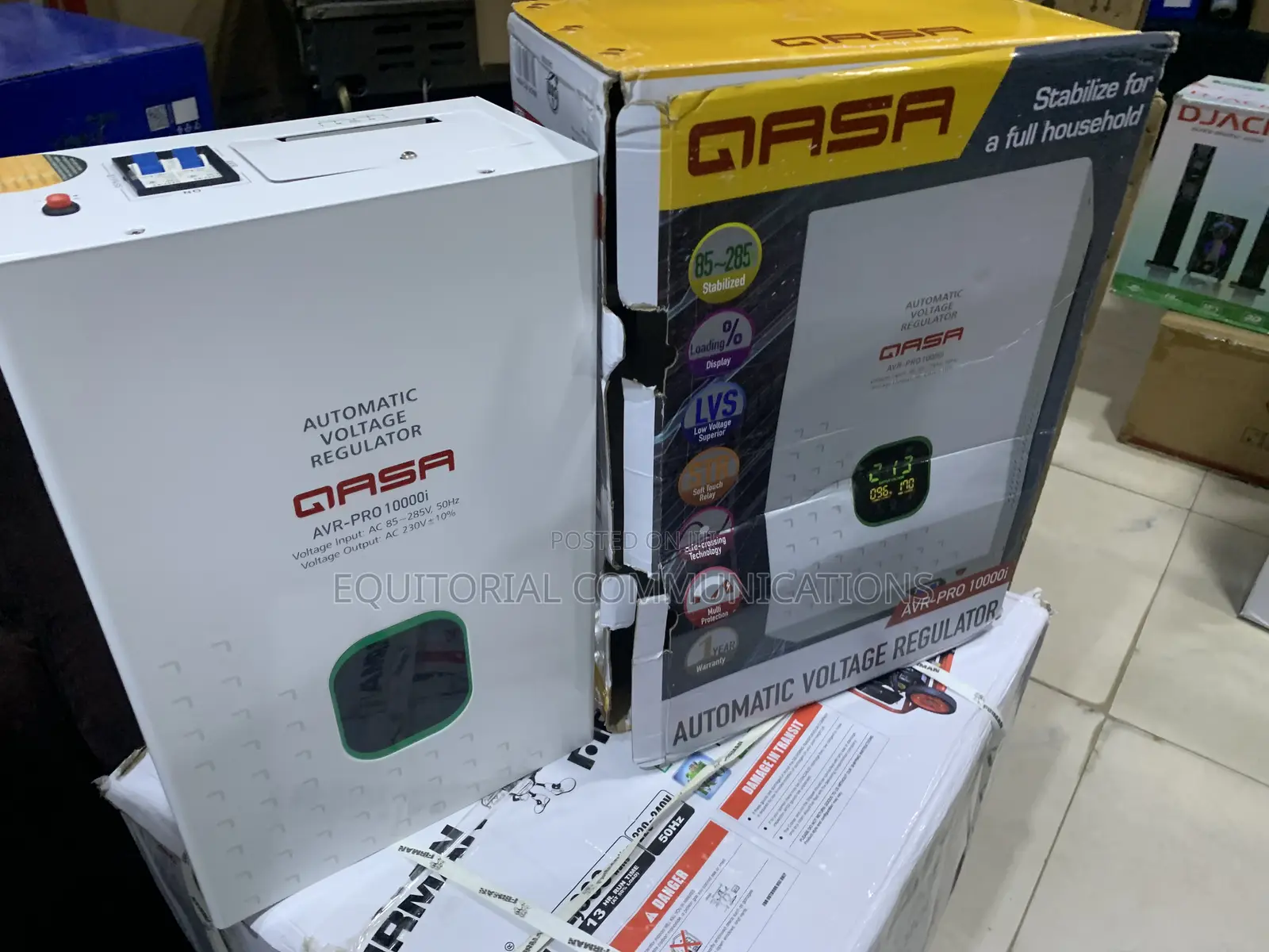 QASA AVR-PRO 10000Watt Wall Mount Power Protector