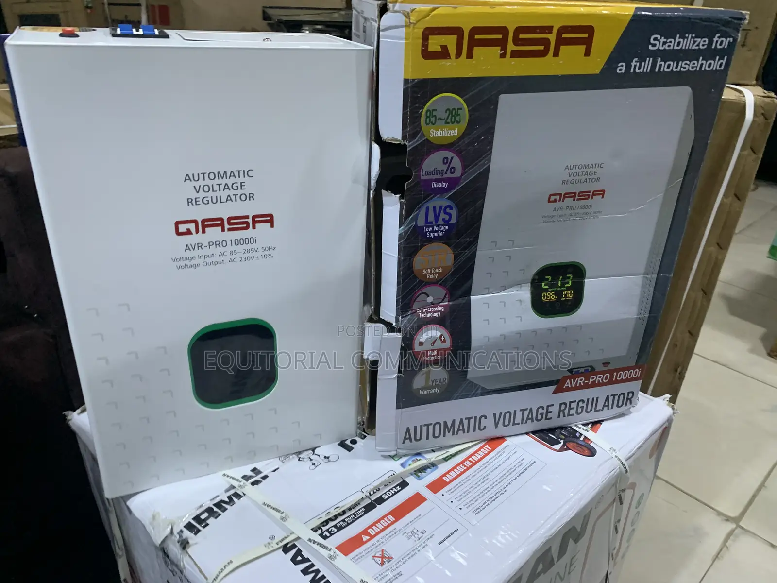 QASA 10000Watts AVR-PRO Reliable Voltage Stabilizer