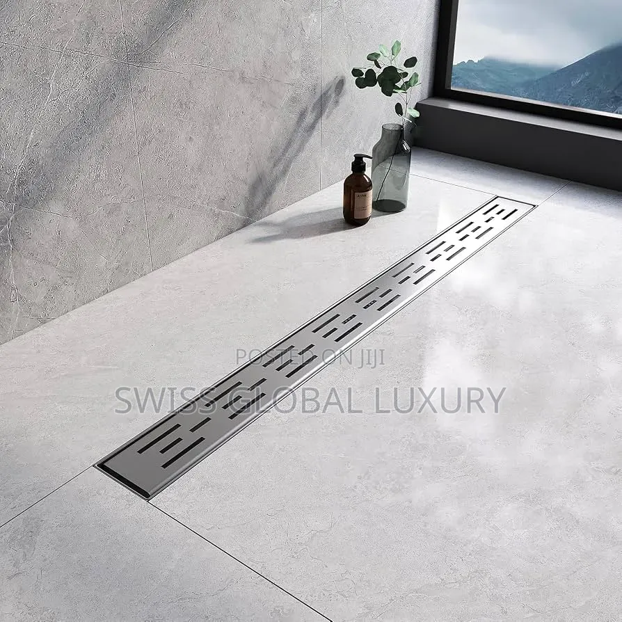 60cm Quality Steel Bathroom Floor Drain, Available in Different Colors