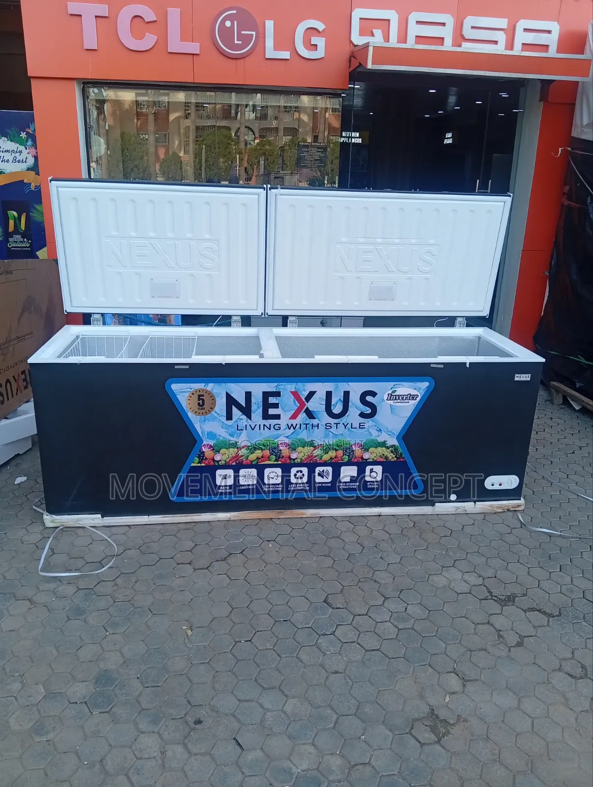Nexus NX-875HEI Inverter Freezer 800Liters