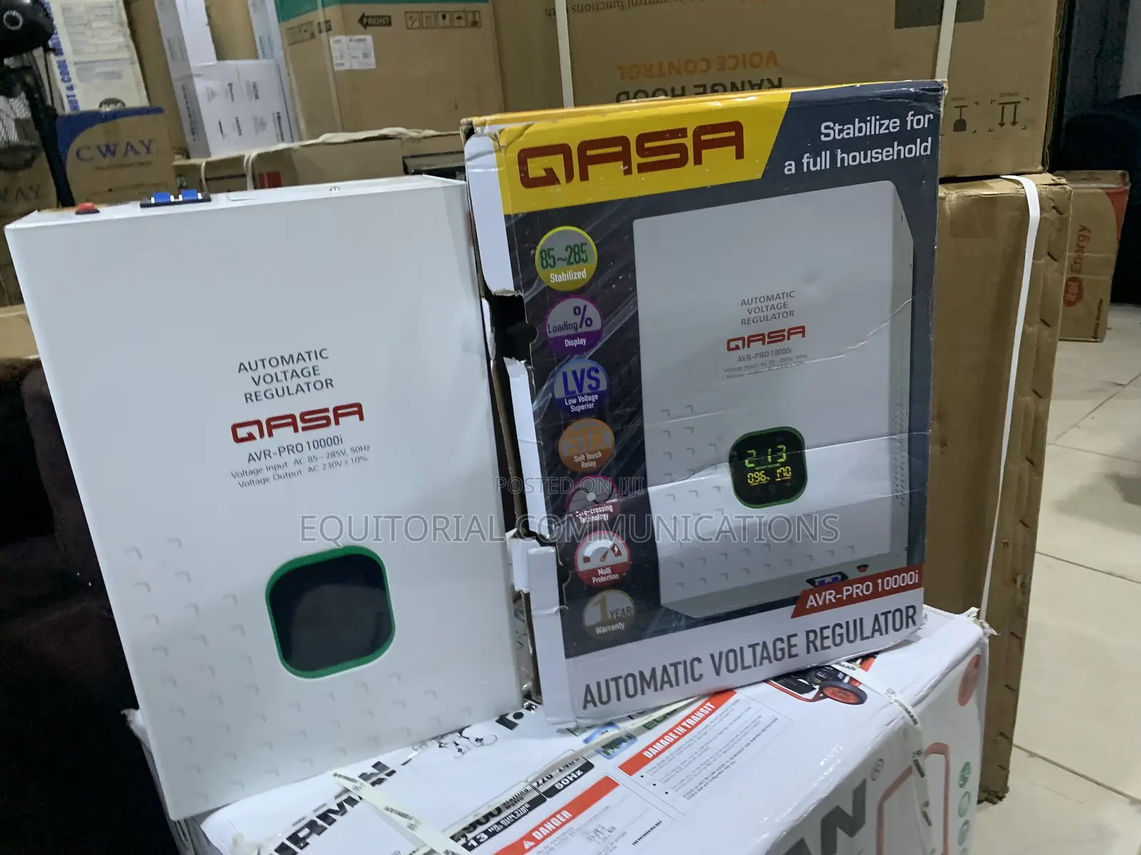 QASA 10000Watts AVR-PRO Voltage Wall Mount Guard Stabilizer