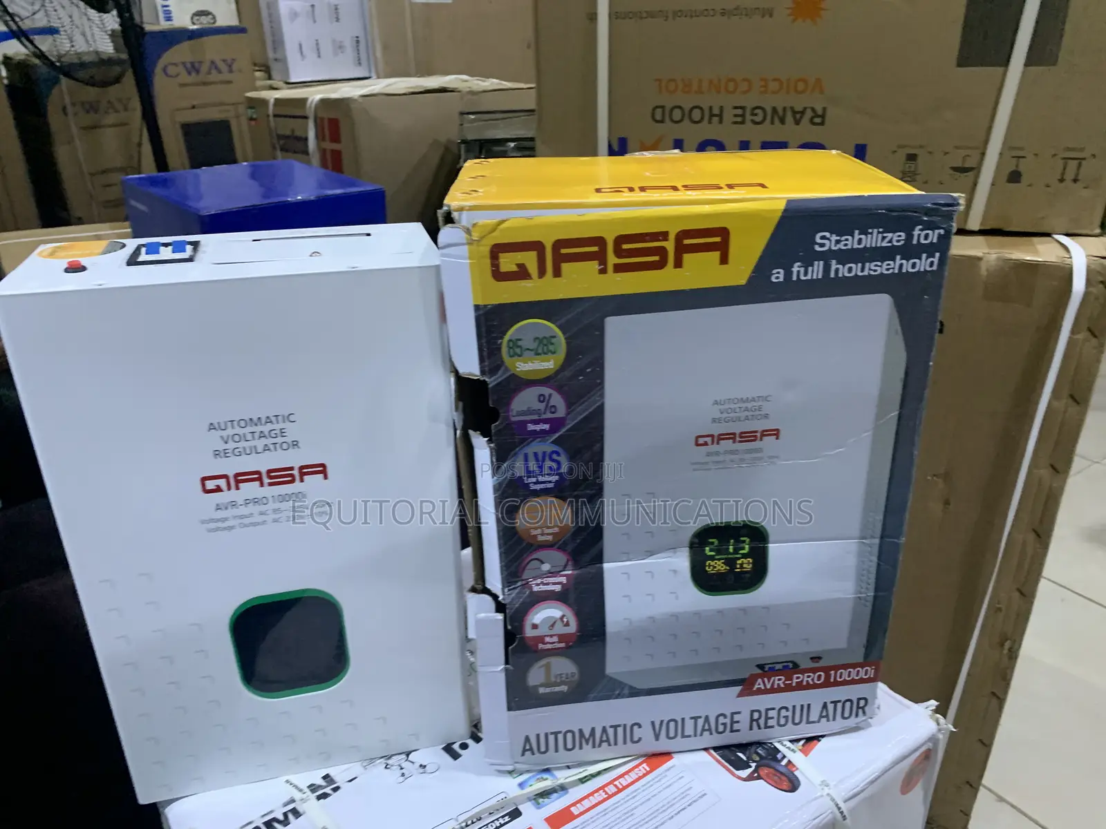 QASA AVR-PRO 10000Watts Surge Protection Stabilizer