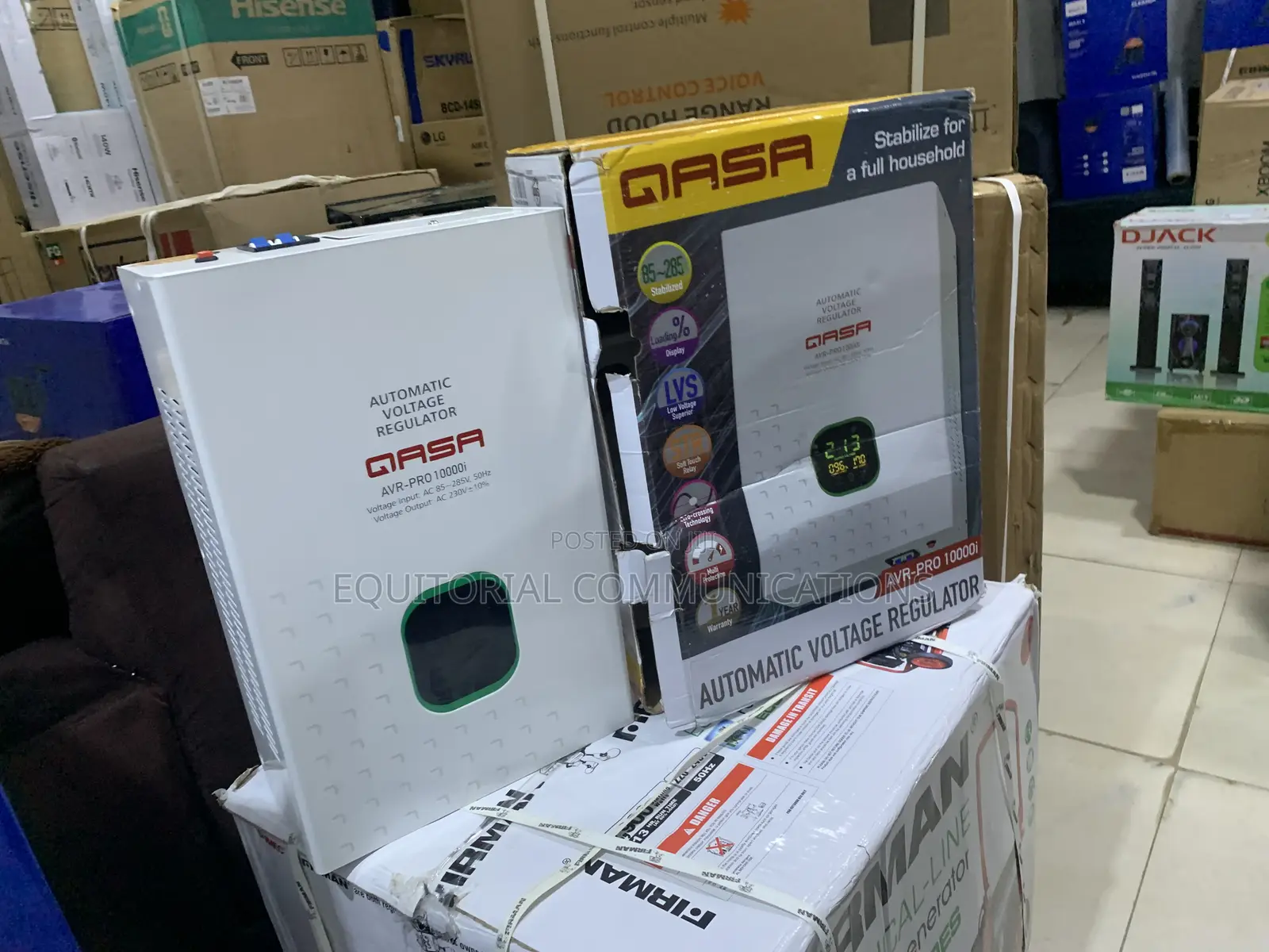 QASA AVR-PRO 10000i Wall Mount Electrical Stabilizer
