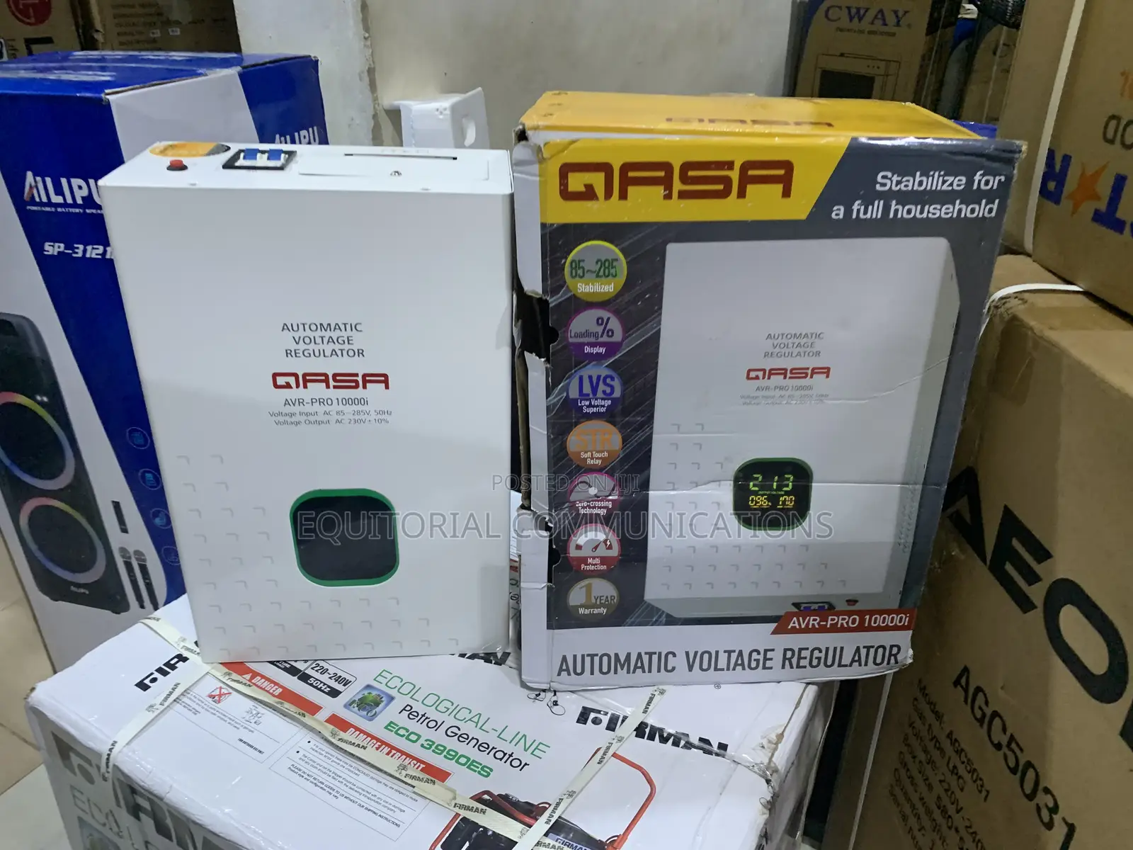 QASA 10000Watts Refrigerator Stabilizer - AVR-PRO 10000i