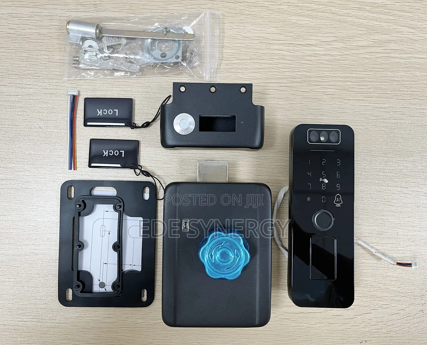 Tuya SmartLock for Steel/Metal/Iron Doors for Home/Hotel/Commercial