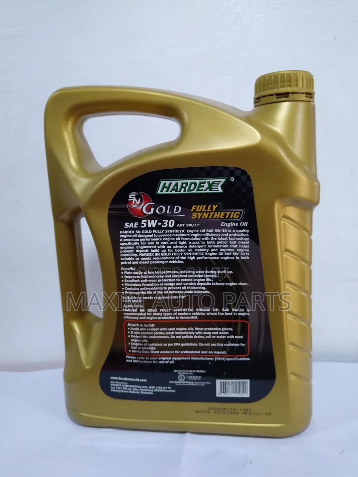 Hardex Gold 5w-30 Fully Synthetic 5l