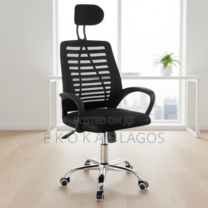Velvet Wood Waist Protection Computer Office Chairs With Headrest