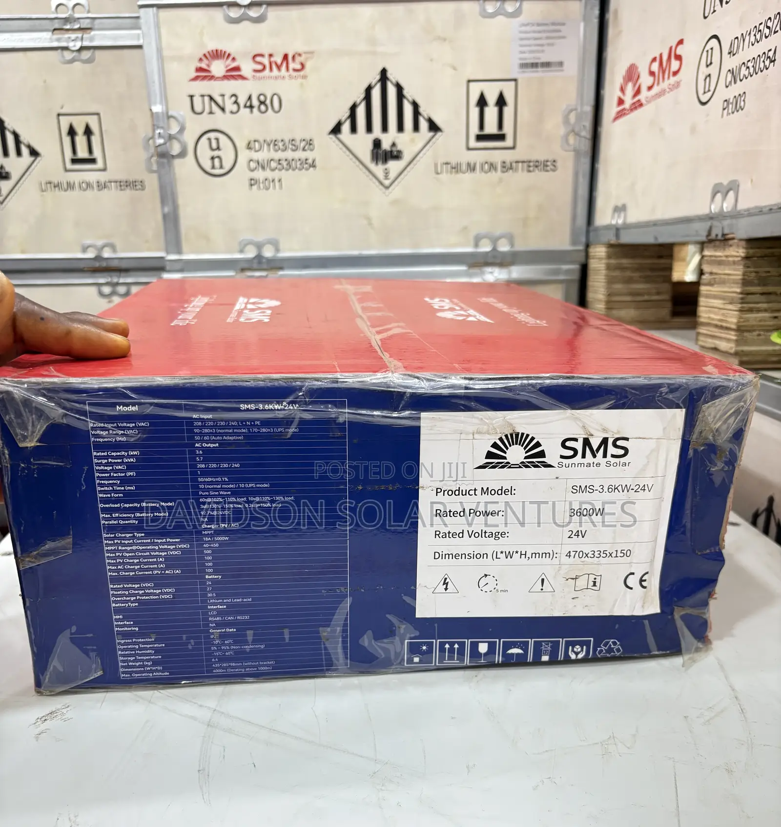 24v 3.6kva SMS Hybrid Solar Inverter
