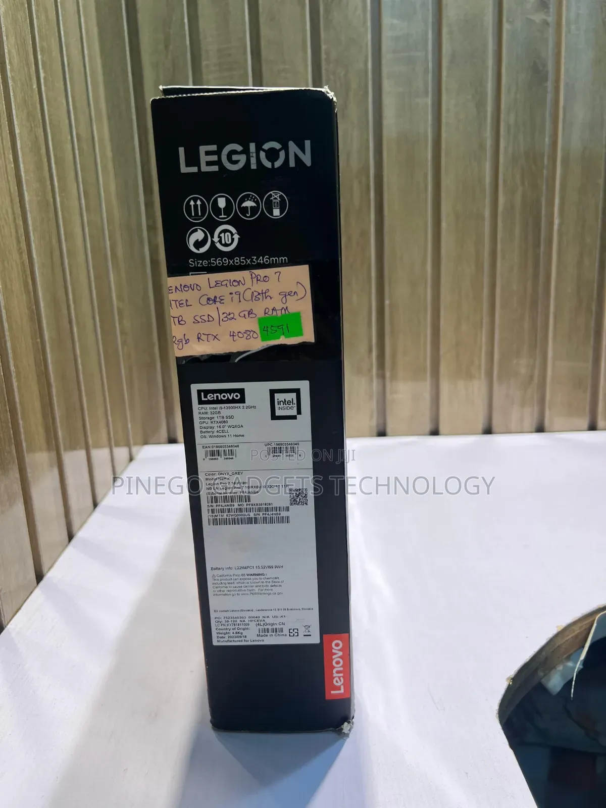 Laptop Lenovo Legion 7 32GB Intel Core i9 SSD 1T