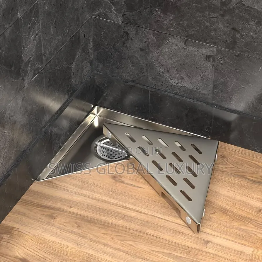 Quality Stemless Steel Triangle Bathroom Floor Drain