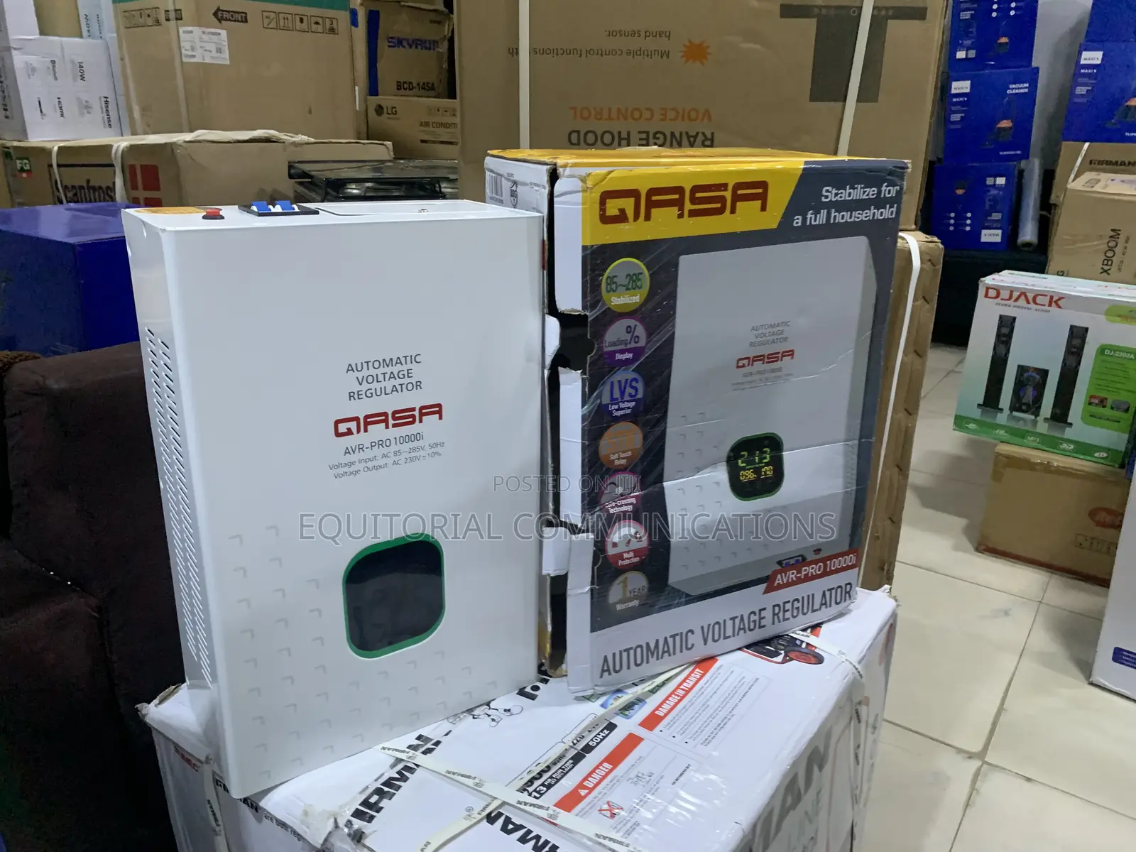 QASA AVR-PRO 10000Watts Voltage Stabilizer for Large Appliances